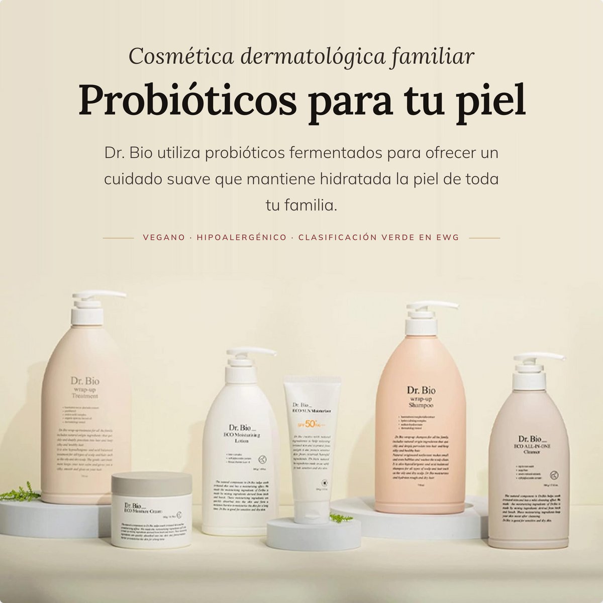 Dr. Bio Crema Hidratante Familiar  | ECO Moisture Cream | 300g